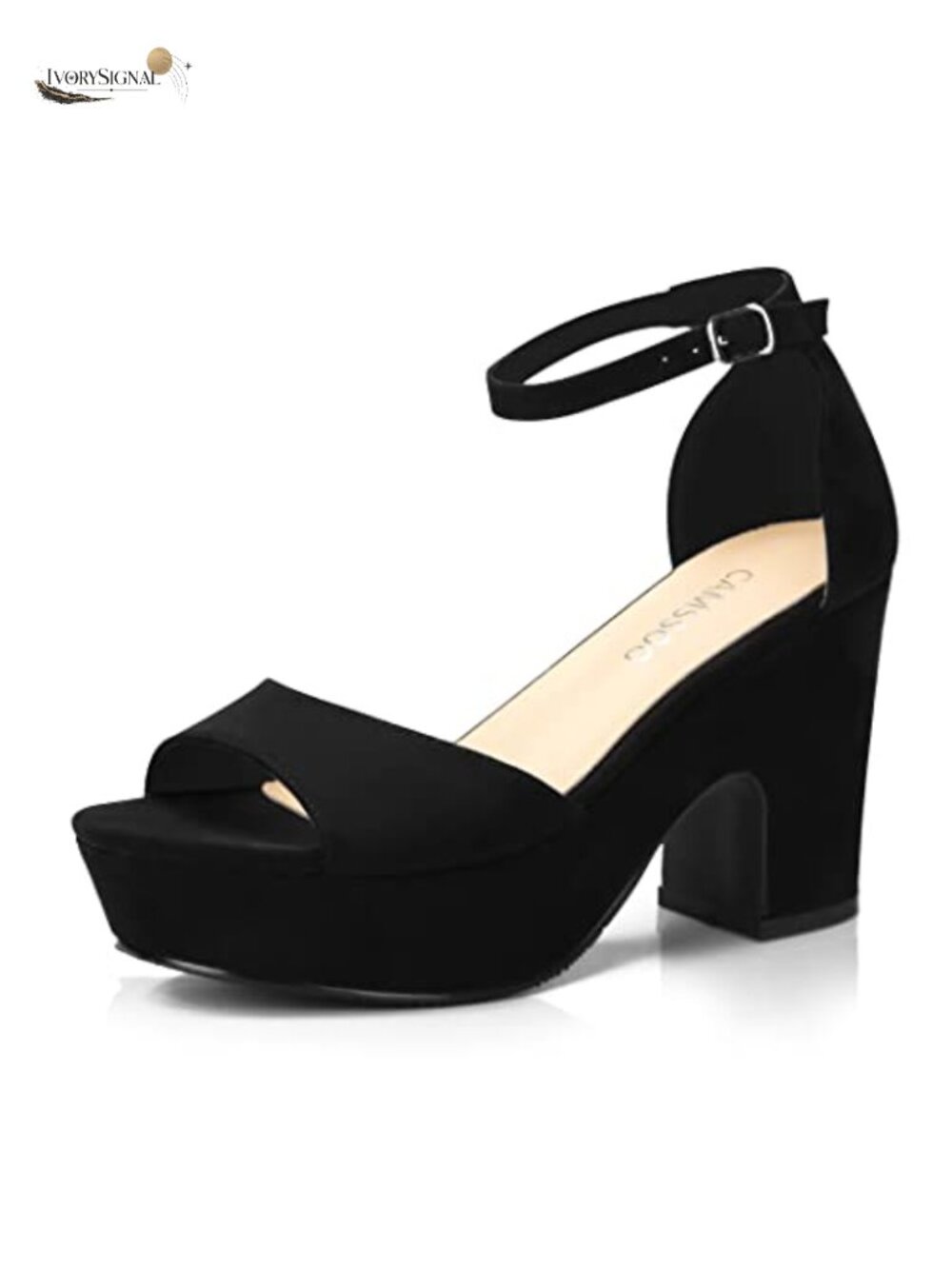 Women's Platform Heels Chunky Block Heel Open Toe Ankle Strap Sandals
